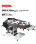 Badass 2HP Variable Speed Belt Sander And Knife Grinder Rig With Straight Frequency Drive, featuring 1800mm sand belt and sturdy base.