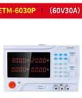 Adjustable DC Regulated Power Supply With Constant Voltage And Current Compact Switching Lab Bench Power Source Beefy Protection Against Overvoltage Overcurrent And Overheat Safe Easy Adjust 60V 30A 1800W, white front panel
