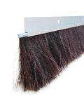 Top Shelf Heavy Duty Horsehair Garage Door Brush Seal 36 Foot Length with aluminum housing and horsehair bristles.