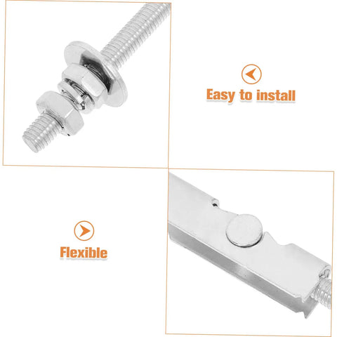 12 Pack Steel Toggle Bolts And Wing Nut Drywall Anchors Kit showing bolt detail and installation flexibility