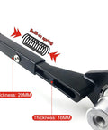 Quick Swap Angle Grinder To Belt Sander Converter Kit Heavy Duty Sanding Adapter focusing on built-in spring mechanism and thickness details.
