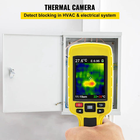 Pro Grade Thermal Imaging Camera 60x60 Infrared Resolution 3600 Pixels With 2.8 Inch Color Display detecting electrical issue
