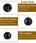 10 Pack Black M4 Thread Cap Nuts And Knob Covers For Light Fixtures And Furniture Dope Decorative Screw Caps For Lamps Steel Ball Style