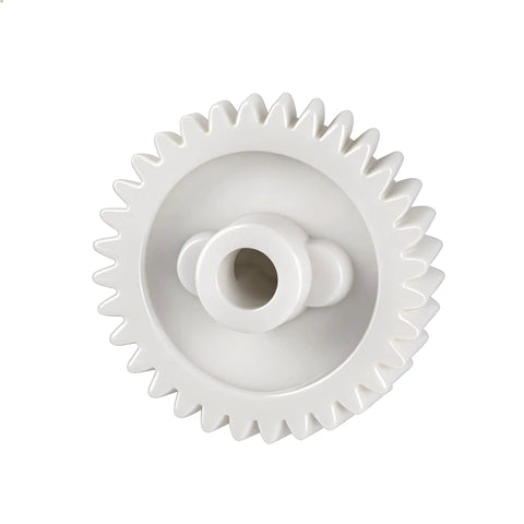 White Beefed-Up Garage Door Opener Helical Drive Gear Replacement For Overhead Door Models 456 556 561 And 656, 108609.0001.S Compatible