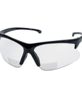 Go To Clear Readers Safety Sunglasses With 1.5 Diopter Lenses For Indoor And Outdoor Use Black Frame ANSI Z87.1 Plus Certified