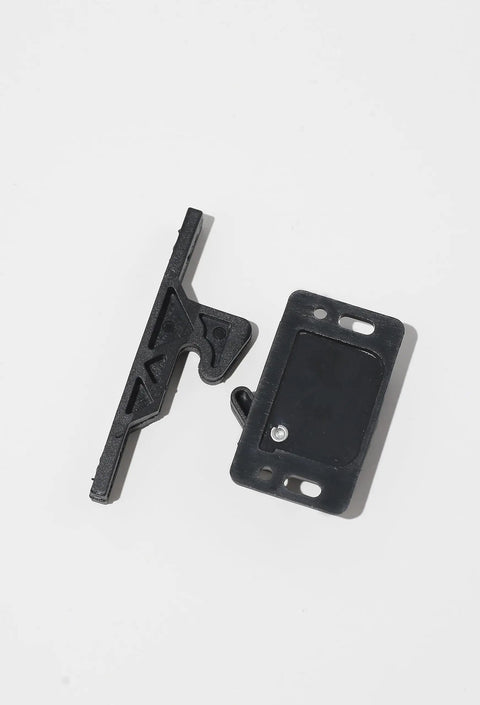 Eight Pack Push To Close Cabinet Latches With Ten Pound Pull For Doors, Drawer Catches For RV Camper And Home Kitchen Bathroom Office