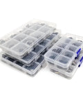 Heavy Duty Retaining Rings Assortment Kit 750 1500 2700 Pcs M5 M6 M8 M10 M12 M14 M16 M20 C Type External Circlips Stainless Steel 65Mn