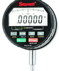 Electronic Indicator With 0.600 Inch Range, Rugged Sealed Enclosure, Made In USA And Built To Last, front view close-up.