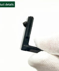 Close-up of a black corner bracket from the 30 Sets 2020 Aluminum Extrusion Hardware Connectors With Screws And Wrench