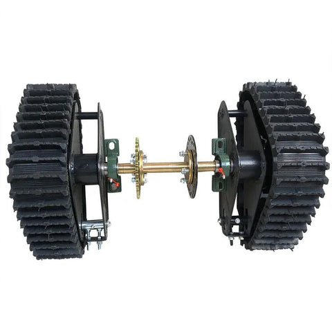 600mm Rear Axle Track Assembly Pro Kit For Go Kart Buggy Quad ATV Snow Sand And Snowmobile Durable Alloy Construction with Tracks