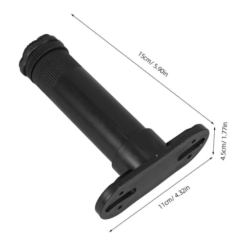 Black 4Pcs Height Adjustable Furniture Support Legs For Leveling And Stabilizing Cabinets Sofas And Dressers 5.9 to 9.4 Inch