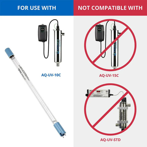 Must Have UV Replacement Lamp For Whole House Water Filter Systems July 2019 And Later Compatible With AQ-UV-L330C Model