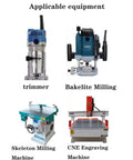 Various milling machines for Slab Flattening Router Bit Set With Ball Bearing Dish For Bowls And Trays, Carving Router Bits, Wood Cutter