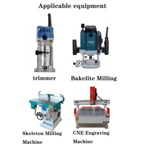 Various milling machines for Slab Flattening Router Bit Set With Ball Bearing Dish For Bowls And Trays, Carving Router Bits, Wood Cutter