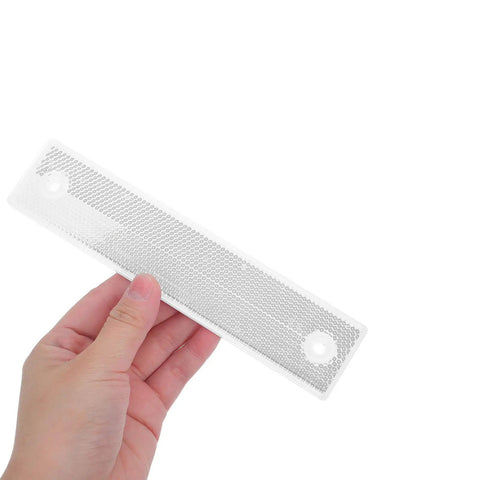 Photoelectric Sensor Reflector Panel For Industrial Automation And Busy Production Lines Space Saving Reflective Accessory Compact Plastic Rectangle Design For Factory Floors, white plastic 18x4 cm