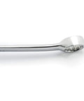 Close-up of a wrench from the 15 Piece Long Pattern SAE Wrench Set with Tool Roll, featuring 12 point off corner load head.