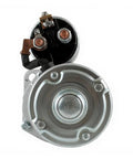 Front view of Plug And Play Starter With Preinstalled Solenoid And Mounting Bracket For 4TNE98 Diesel Engine Replacement