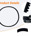 Heavy Duty Drive Belt For Versa Tiller And Rear Tine Tiller Cultivator 12 X 728 Type 4L Tooth Replacement For 99cc Engines