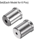 Top Shelf 12 Pack 304 Stainless Steel Ball Plungers And Catch Hardware Heavy Duty Industrial Door Stops With Smooth Moving Pins For Solid Cabinet Latches Built Like A Tank, two ball plungers with smooth finish.
