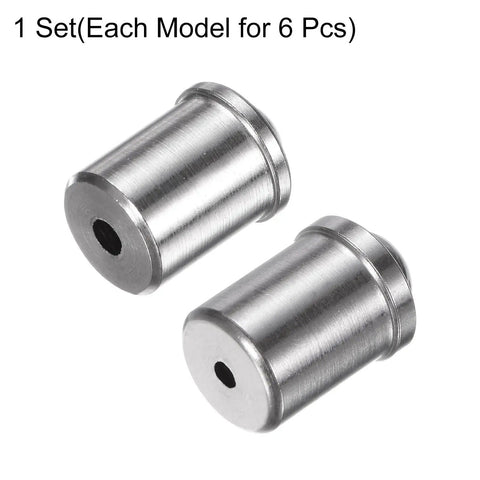 Top Shelf 12 Pack 304 Stainless Steel Ball Plungers And Catch Hardware Heavy Duty Industrial Door Stops With Smooth Moving Pins For Solid Cabinet Latches Built Like A Tank, two ball plungers with smooth finish.