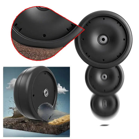 Pair Of Eight Point Six Inch Solid Rubber Front Tires For Kids Go Karts And Ride On Toys 22 Cm Bore One Point Two Cm Upgrade