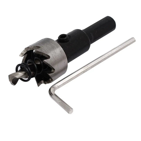 18.2mm Hole Saw Set Pro Grade With 66mm Length And HSS Material Includes Spring Loaded Twist Drill Bits And 4 Hole Saws Plus 4 Hex Wrenches For Precise 13mm Cutting Depth In Wood Metal Plastic