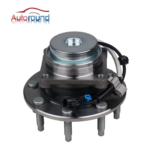 Chevy Express And GMC Savana Front Wheel Hub And Bearing Assembly 8 Lug With ABS For 2003 To 2017 Vans Replacement Upgrade