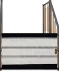 No Drill Baby Gate For Stairs With Banister To Banister Design Portable Fabric Safety Gate For Kids And Pets installation