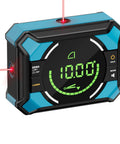 Front view of compact 3 In 1 Laser Level with Digital Angle Finder, displaying a digital angle of 10.00° for wall alignment and DIY projects.
