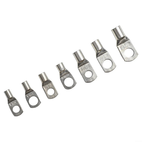 Premium 140 Pc For SC Cable Lug Set With Shrink Tubing Heavy Duty Terminal Kit Perfect for Battery And Solar Jobs That Will Not Let You Down, metal lugs