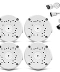 Heavy Duty Aluminum Waterproof Junction Box Mount Bracket For Bullet Security Cameras And Video Surveillance Systems Universal Fit IP66 Rated Weatherproof Cable Management Keeps Wiring Neat And Protected