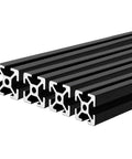 1010 Aluminum Extrusion T Slot 600mm Black 4 Pack European Standard 10x10 Aluminum Profile close-up view