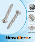 #14 X 2 Inch Stainless Steel Button Head Torx Sheet Metal Screws 304 Grade with bright finish for secure installations.