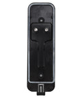 Video Doorbell Backplate Replacement Kit With Easy Install Mount Accessory In Black, showing back plate and screw holes