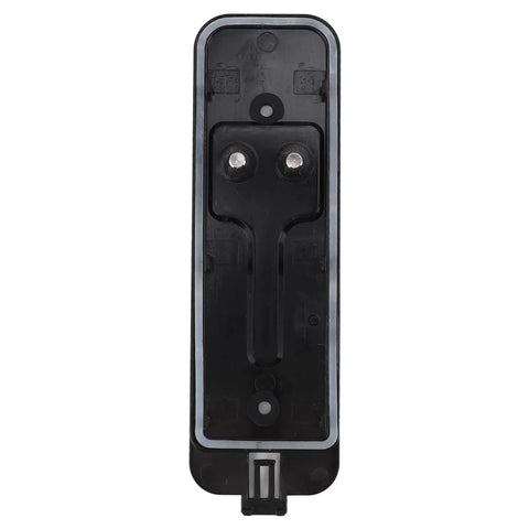 Video Doorbell Backplate Replacement Kit With Easy Install Mount Accessory In Black, showing back plate and screw holes
