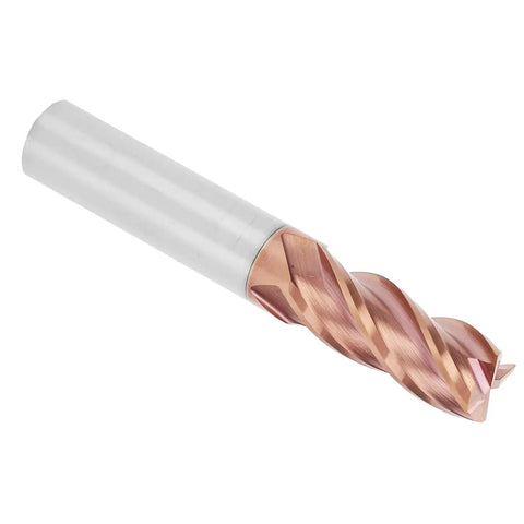 4 Flute End Mill CNC Milling Cutter Tool For Metal Engraving Tungsten Steel Micro Carbide tool showing cutting flutes