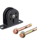 Heavy Duty Fixed Pulley Lifting Sheave With Double Bearing For Silent Wire Rope Lift Up To 600 Pound Load Capacity 3mm To 10mm Cable