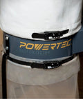 Heavy Duty 14 Inch Dust Collector Band Clamp That Works Like A Charm And Locks Down Tight To Keep Your Shop From Getting Covered In Sawdust While Fitting Delta Jet Grizzly Machine Ports on a dust collector.