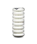 Stack of Hydrogen 80mm 85A Inline Skate Wheels White 8 Pack For Adults Durable Pro Grade High Performance Replacement Wheels