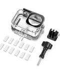 Underwater Dive Case For Osmo Action 6 Waterproof Housing with components for scuba snorkeling photography and heavy-duty seal