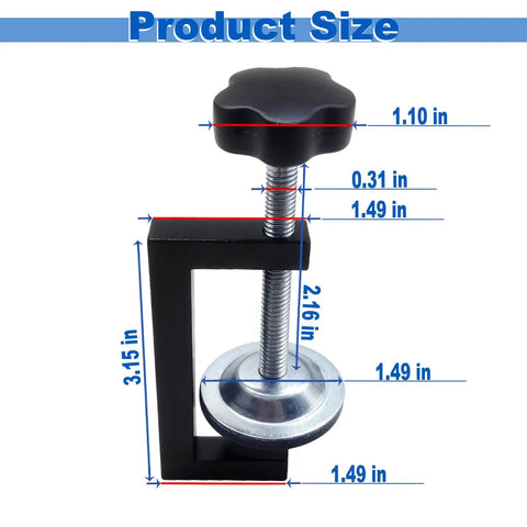 3 Inch Adjustable Patio Furniture Clips For Outdoor Rattan And Wicker Sets, Sectional Couch Connectors size dimensions