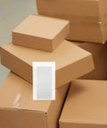 EPE Foam Packing Bags Set 100 Pcs White Thickened Protective Foam Bags For Shipping Fragile Items next to cardboard boxes