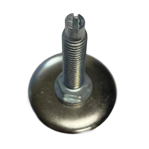 Heavy Duty Furniture Leveling Glide With Five Sixteenths Eighteen Threaded Stem One And A Half Inch Adjustable Hex Nut No Slip Nylon Base Safe On Tile Hardwood Carpet Ideal Replacement For Home And Office