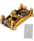 Precision Low Angle Hand Plane For Woodworking Rock Solid Adjustable Thickness Short Body Bench Planer With Durable Carbon Steel Blade and carrying bag.
