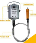 Hella Reliable 1000W Flex Shaft Rotary Tool With Easy Grip Foot Pedal And Stepless Variable Speed Up To 30000 RPM flexible shaft system