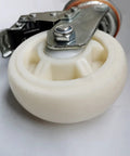 Tough As Nails Heavy Duty Industrial Caster Wheels With M Threaded Stem Swivel And Top Plate Double Locking Brakes Close-Up