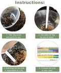 Step-by-step instructions for using Soil PH Test Strips Kit With 100 Test Strips 0 To 14 PH Range Quick And Accurate Soil Tester