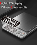 Digital Kitchen Scale With 0.1g Precision And Seven Unit Conversions In G Gn Ct Ml Fl Oz Oz Lb Auto Off After 180 Seconds Tare Function Easy Read LCD Display