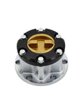 Heavy Duty Mechanical Locking Hubs Delivering Slick Free Wheel Action And 26 Spline Bolt Up For Suzuki Samurai Jimny Vitara Sierra Aluminum Castings 4381060A00 built tough, aluminum hub with black plastic cover.