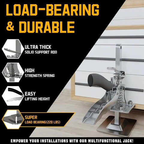 Labor Saving Arm Jack 8 Inch Multifunctional Furniture Lifter Jacks For Installing Cabinets And Doors Heavy Lifting Made Easy